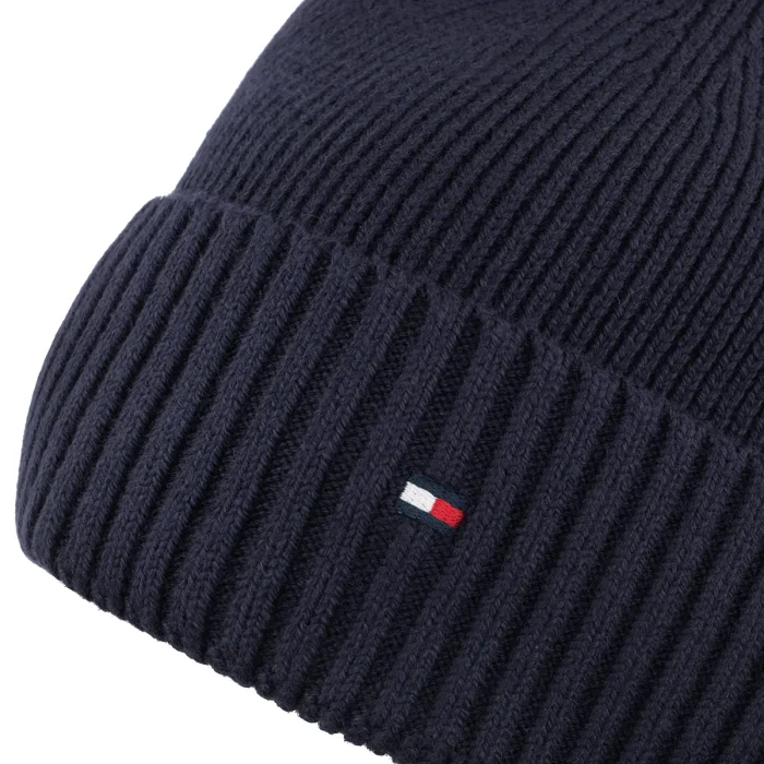 Zestaw prezentowy czapka i szal Tommy Hilfiger TH Flag Beanie And Scarf AM0AM14584 DW6 – zdjęcie 4