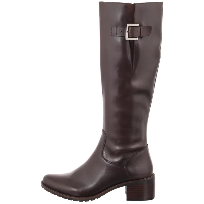 Kozaki Caprice Brązowe 9-25600-47 337 Dk Brown Nappa – zdjęcie 2