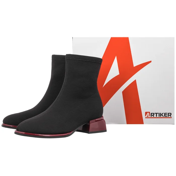 Botki Artiker Czarne 59C0369 – zdjęcie 6