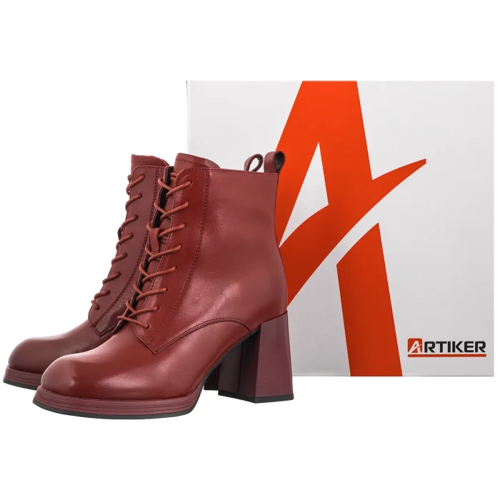 Botki Artiker Czerwone 59C0122 – zdjęcie 6