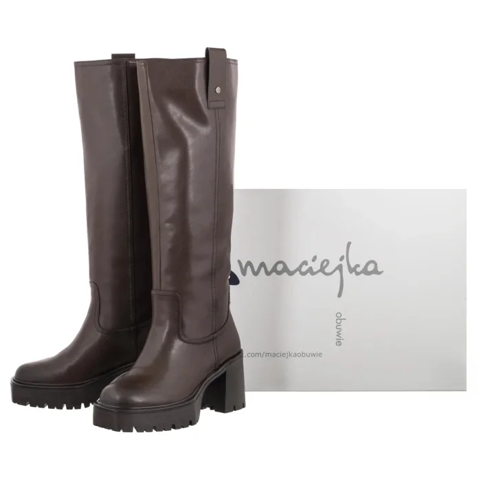 Kozaki Maciejka Brązowe K7693-02/00-7 – zdjęcie 6