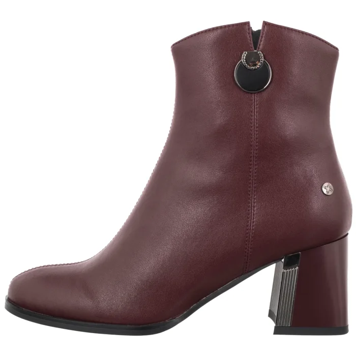 Botki Maciejka Bordowe K7203-23/00-8 – zdjęcie 2