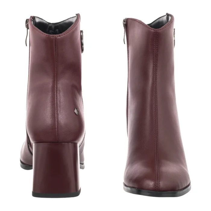 Botki Maciejka Bordowe K7203-23/00-8 – zdjęcie 4
