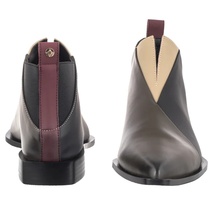 Botki Maciejka Brązowe/Czarne K7834-02/00-7 – zdjęcie 4