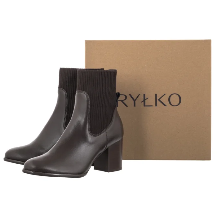 Botki Ryłko Brązowe G7620___ __BB – zdjęcie 6