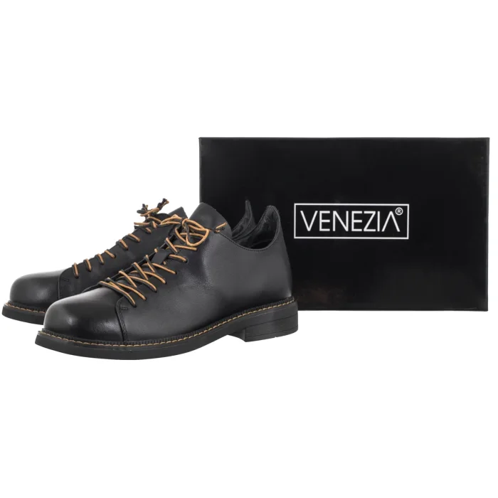 Półbuty Venezia Czarne V442-07726-01BLA – zdjęcie 6