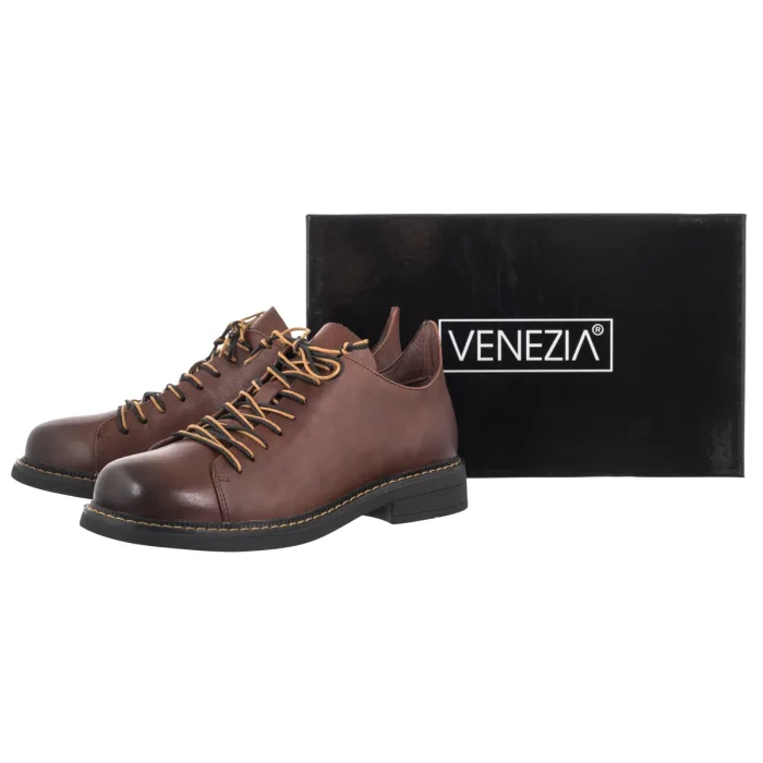 Półbuty Venezia Brązowe V442-07726-01TDM – zdjęcie 6