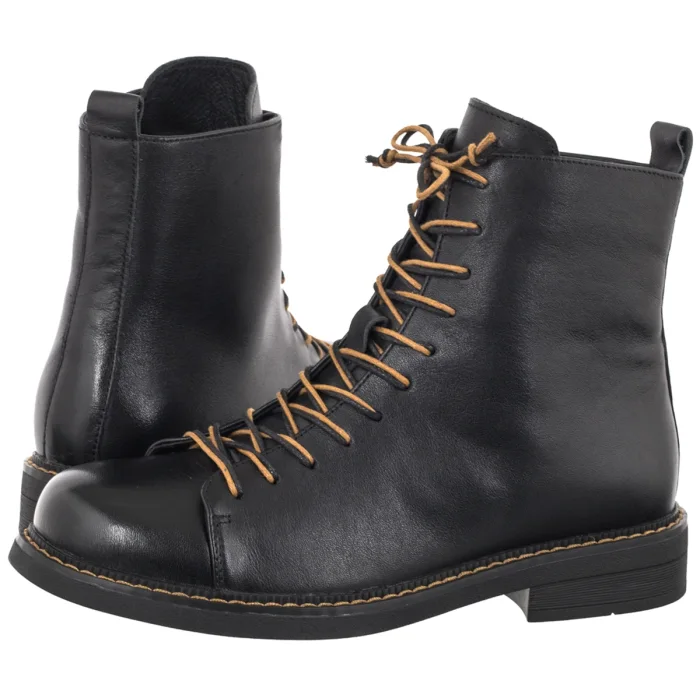 Botki Venezia Czarne V442-07730-01BLA – zdjęcie 1