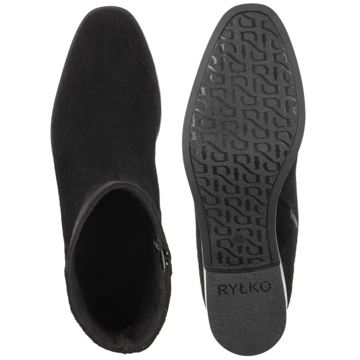 Botki Ryłko Czarne G3633___ __46 – zdjęcie 5