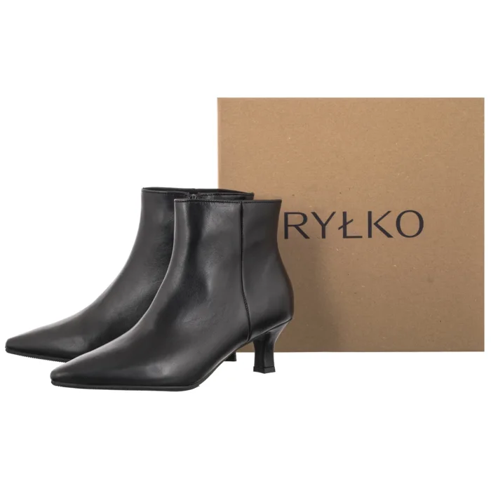 Botki Ryłko Czarne E5608___ _9TZ – zdjęcie 6