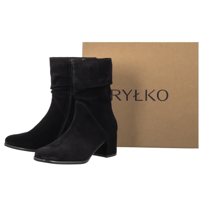 Kozaki Ryłko Czarne F5701___M__46 – zdjęcie 6