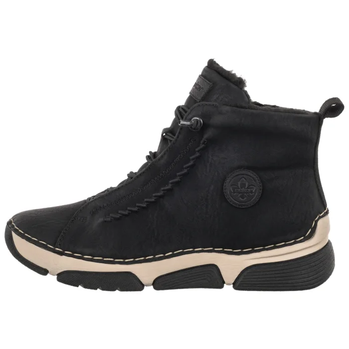 Trzewiki Rieker Czarne 45912-00 Black – zdjęcie 2