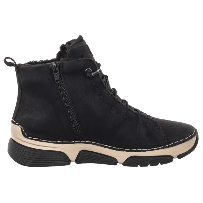 Trzewiki Rieker Czarne 45912-00 Black – zdjęcie 3