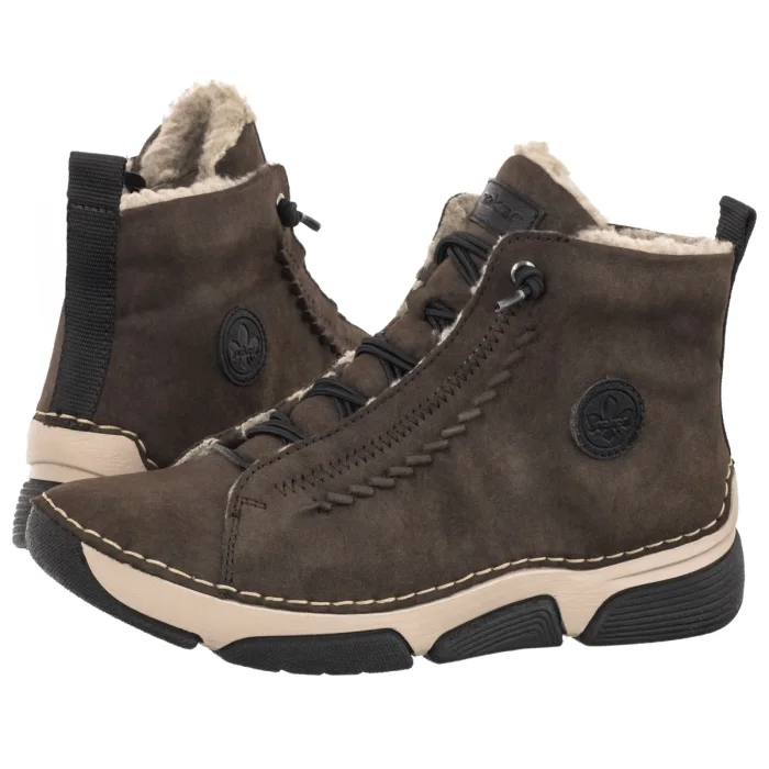 Trzewiki Rieker Brązowe 45912-25 Brown – zdjęcie 1
