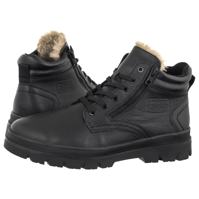 Trzewiki Rieker Czarne B4003-00 Black – zdjęcie 1