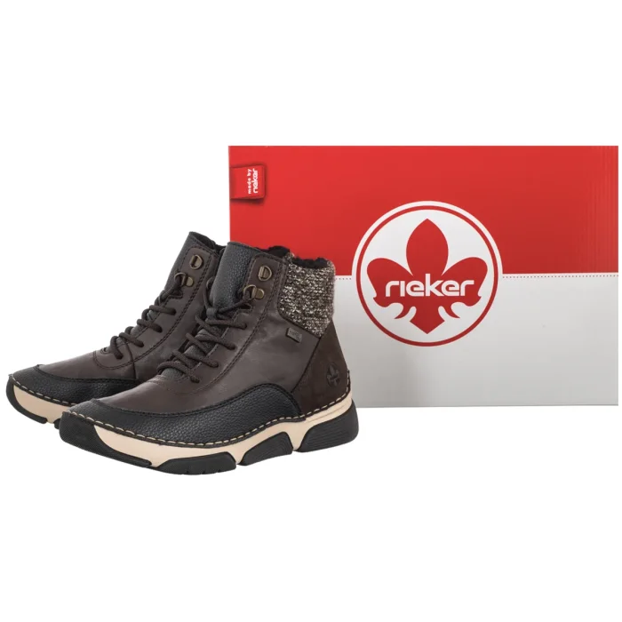 Trzewiki Rieker Brązowe 45956-25 Brown Combination – zdjęcie 6