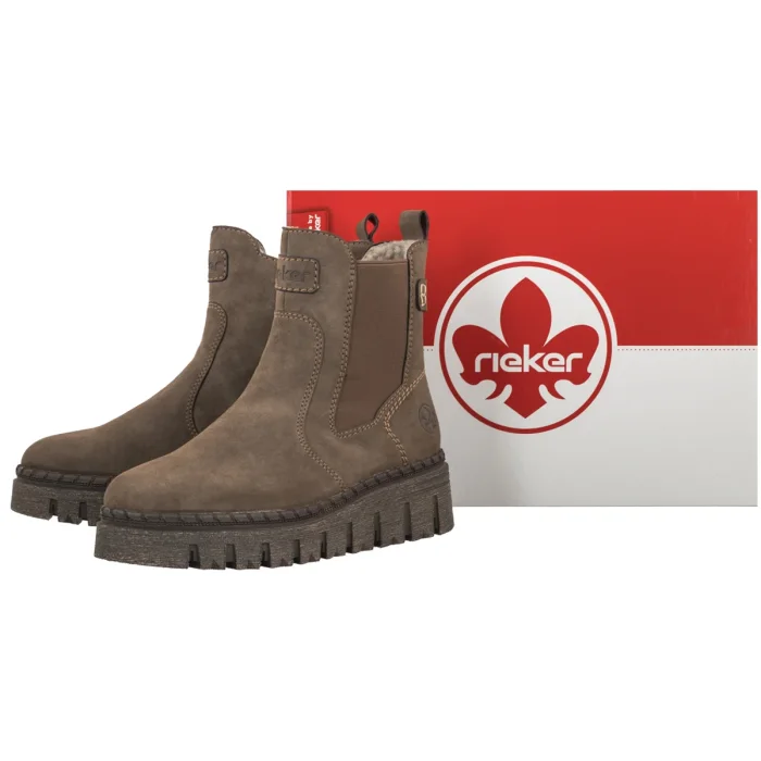 Botki Rieker Brązowe Z8960-25 Brown – zdjęcie 6