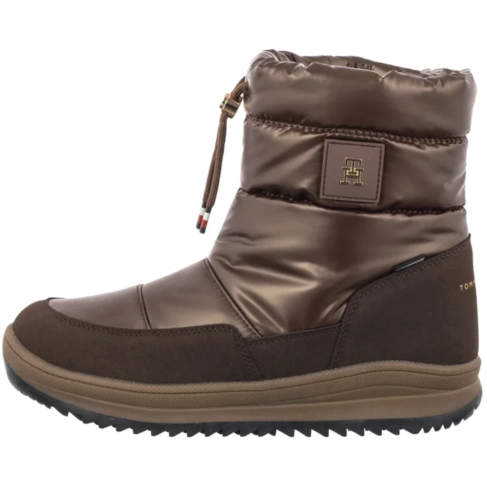 Śniegowce Tommy Hilfiger Functional Bootie Bronze T3AD-35206-1474591 – zdjęcie 2