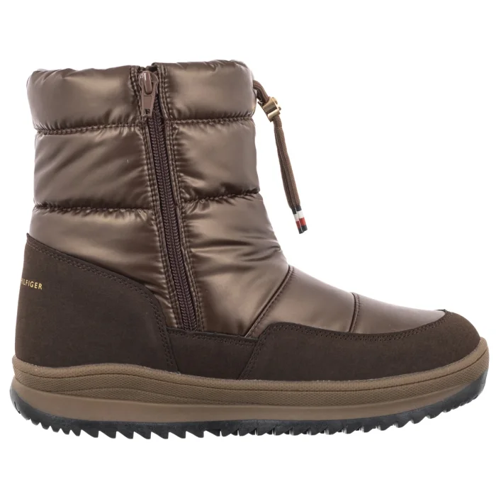 Śniegowce Tommy Hilfiger Functional Bootie Bronze T3AD-35206-1474591 – zdjęcie 3