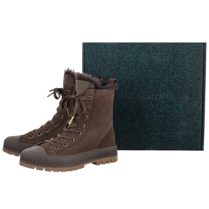 Śniegowce EMU Australia Nomad Wanderer Chocolate W13388 – zdjęcie 6
