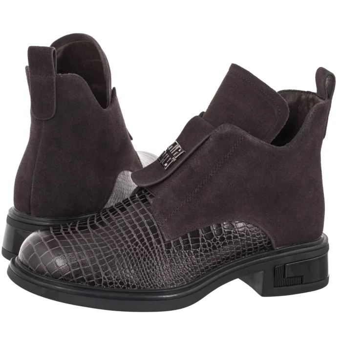 Botki Filippo Brązowe DBT8201/26 D BR – zdjęcie 1