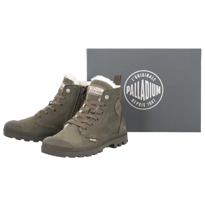 Buty Palladium Pampa Hi Zip WL Dusky Green 95982-377-M – zdjęcie 6