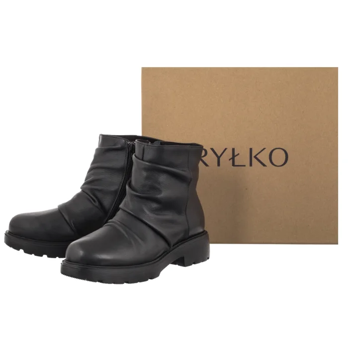 Botki Ryłko Czarne D2603_Z_ _WD8 – zdjęcie 6