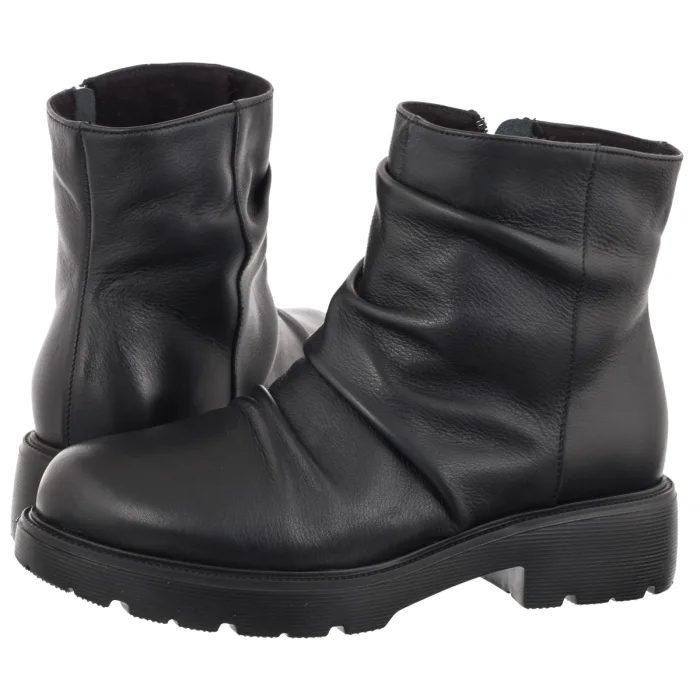 Botki Ryłko Czarne D2603_Z_ _WD8 – zdjęcie 1