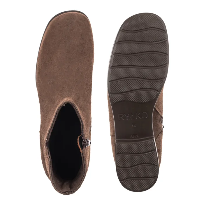 Botki Ryłko Brązowe 2H625___ _6TJ – zdjęcie 5