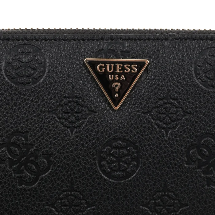 Portfel Guess Blake Slg Large Zip Around SWPD22 22146 Black Logo – zdjęcie 4