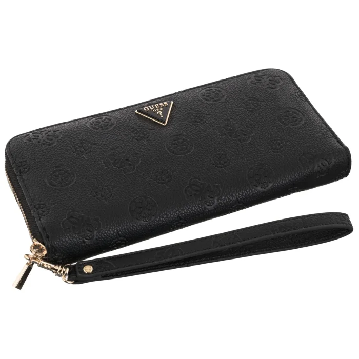 Portfel Guess Blake Slg Large Zip Around SWPD22 22146 Black Logo – zdjęcie 3