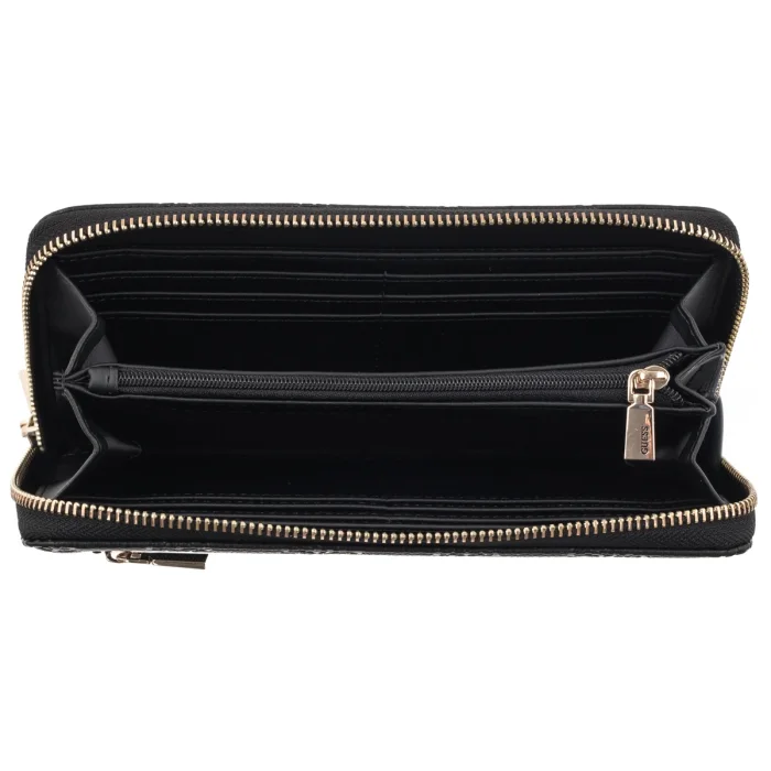 Portfel Guess Blake Slg Large Zip Around SWPD22 22146 Black Logo – zdjęcie 5
