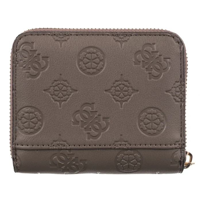 Portfel Guess Carmella Slg Small Zip Around SWPD22 25137 Taupe Logo – zdjęcie 2