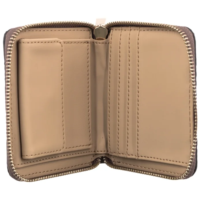 Portfel Guess Carmella Slg Small Zip Around SWPD22 25137 Taupe Logo – zdjęcie 5