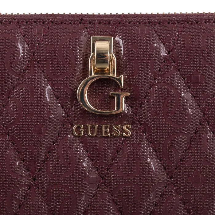 Portfel Guess Tamara Slg Medium Zip Around SWGG23 23140 Merlot – zdjęcie 4