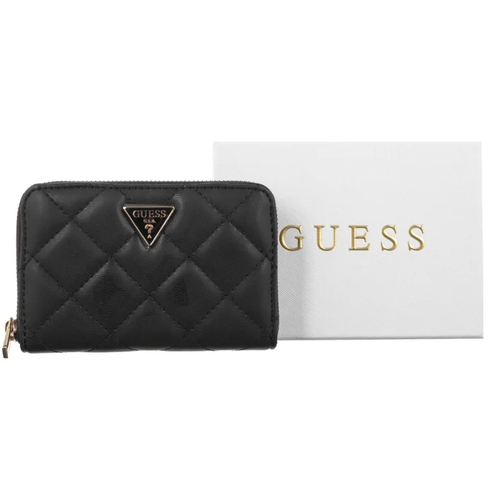 Portfel Guess Juliet Slg Medium Zip Around SWQG24 56140 Black – zdjęcie 6