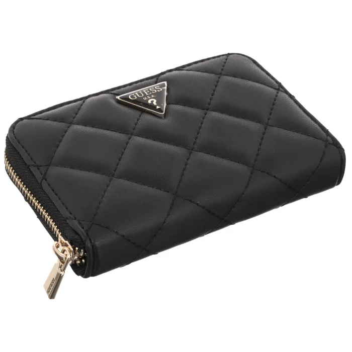 Portfel Guess Juliet Slg Medium Zip Around SWQG24 56140 Black – zdjęcie 3
