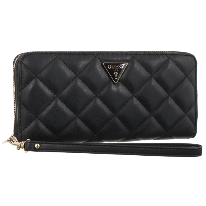 Portfel Guess Juliet Slg Large Zip Around SWQG24 56146 Black – zdjęcie 1