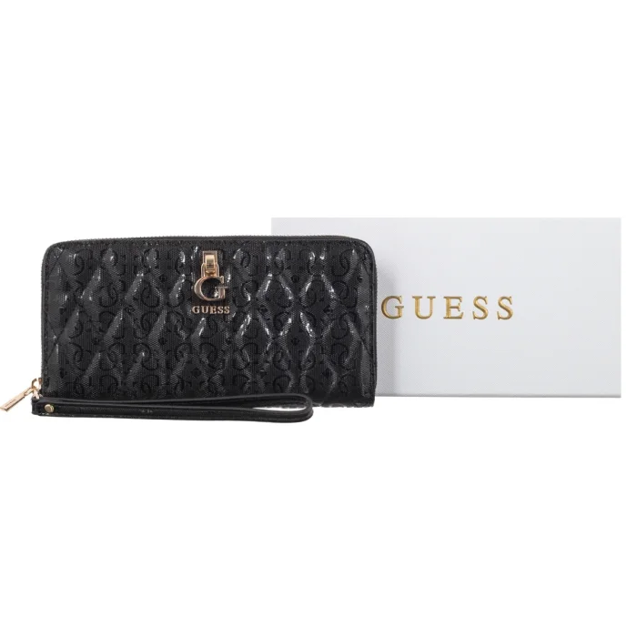 Portfel Guess Tamara Slg Large Zip Around SWGG23 23146 Black – zdjęcie 6
