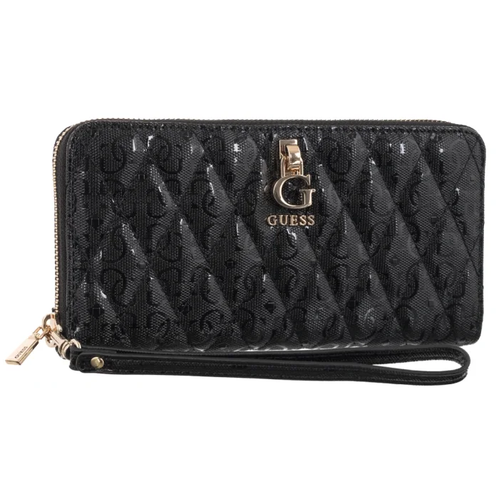 Portfel Guess Tamara Slg Large Zip Around SWGG23 23146 Black – zdjęcie 1