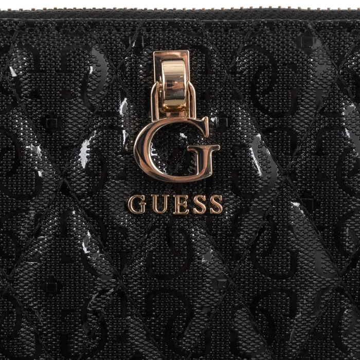 Portfel Guess Tamara Slg Large Zip Around SWGG23 23146 Black – zdjęcie 4