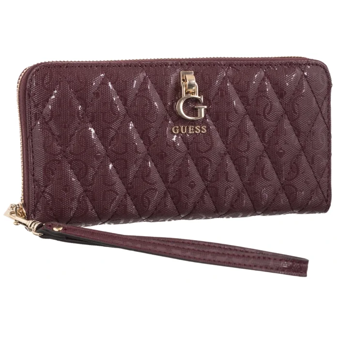 Portfel Guess Tamara Slg Large Zip Around SWGG23 23146 Merlot – zdjęcie 1