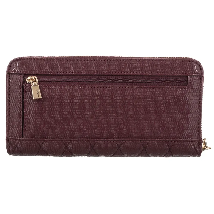 Portfel Guess Tamara Slg Large Zip Around SWGG23 23146 Merlot – zdjęcie 2