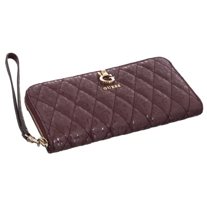 Portfel Guess Tamara Slg Large Zip Around SWGG23 23146 Merlot – zdjęcie 3