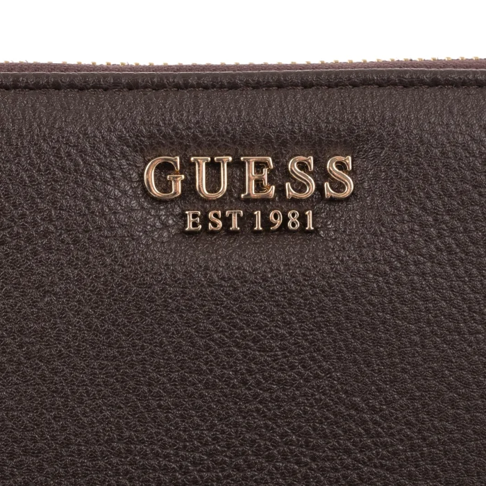 Portfel Guess Melody Slg Large Zip Around SWBG97 35146 Brown – zdjęcie 4
