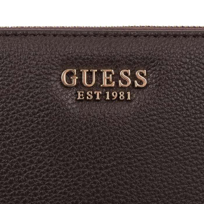 Portfel Guess Melody Slg Medium Zip Around SWBG97 35140 Brown – zdjęcie 4