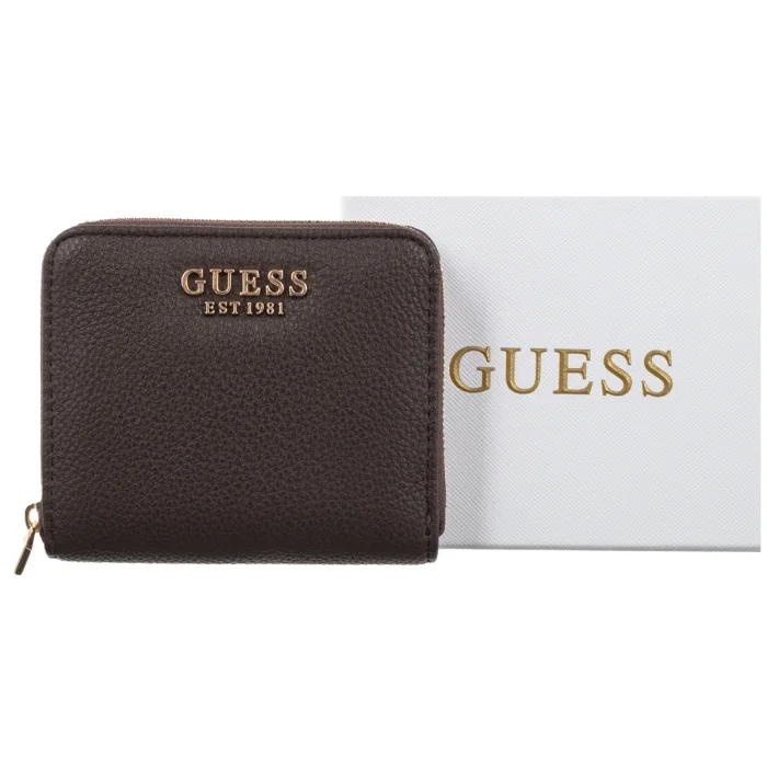 Portfel Guess Melody Slg Small Zip Around SWBG97 35137 Brown – zdjęcie 6