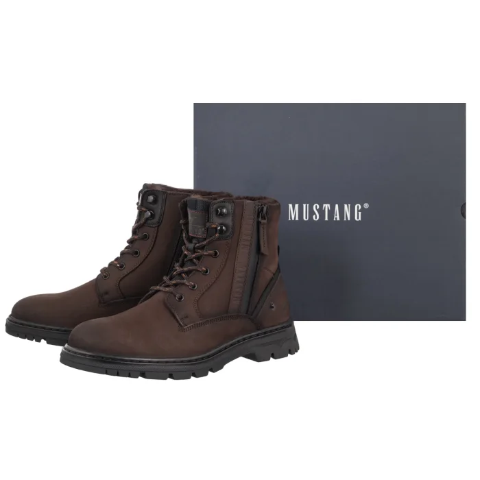 Trzewiki Mustang Brązowe 15M5011001 – zdjęcie 6