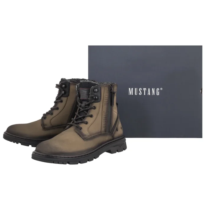 Trzewiki Mustang Khaki 15M5011001 – zdjęcie 6