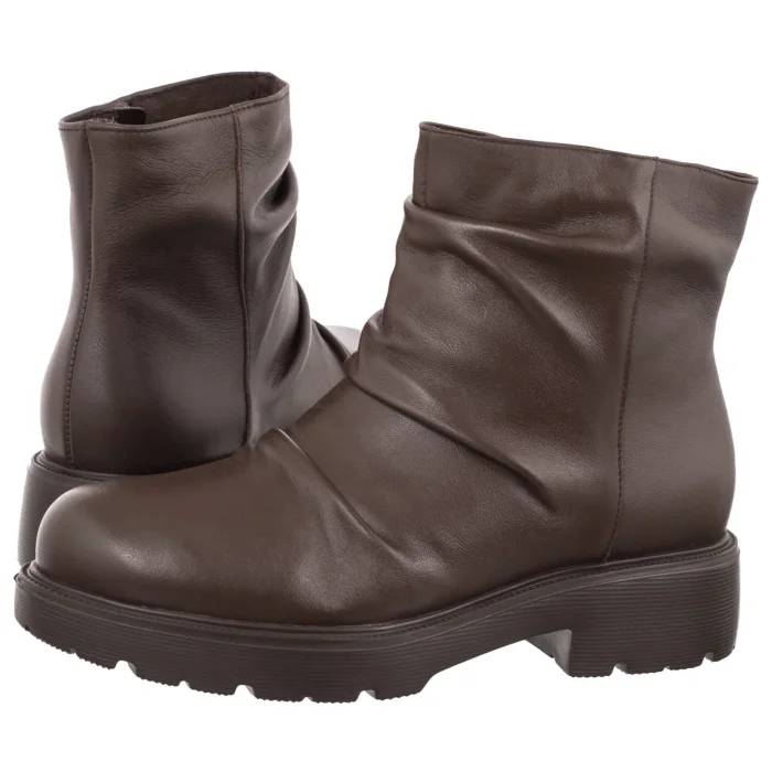 Botki Ryłko Brązowe D2603_Z_ _9RM – zdjęcie 1